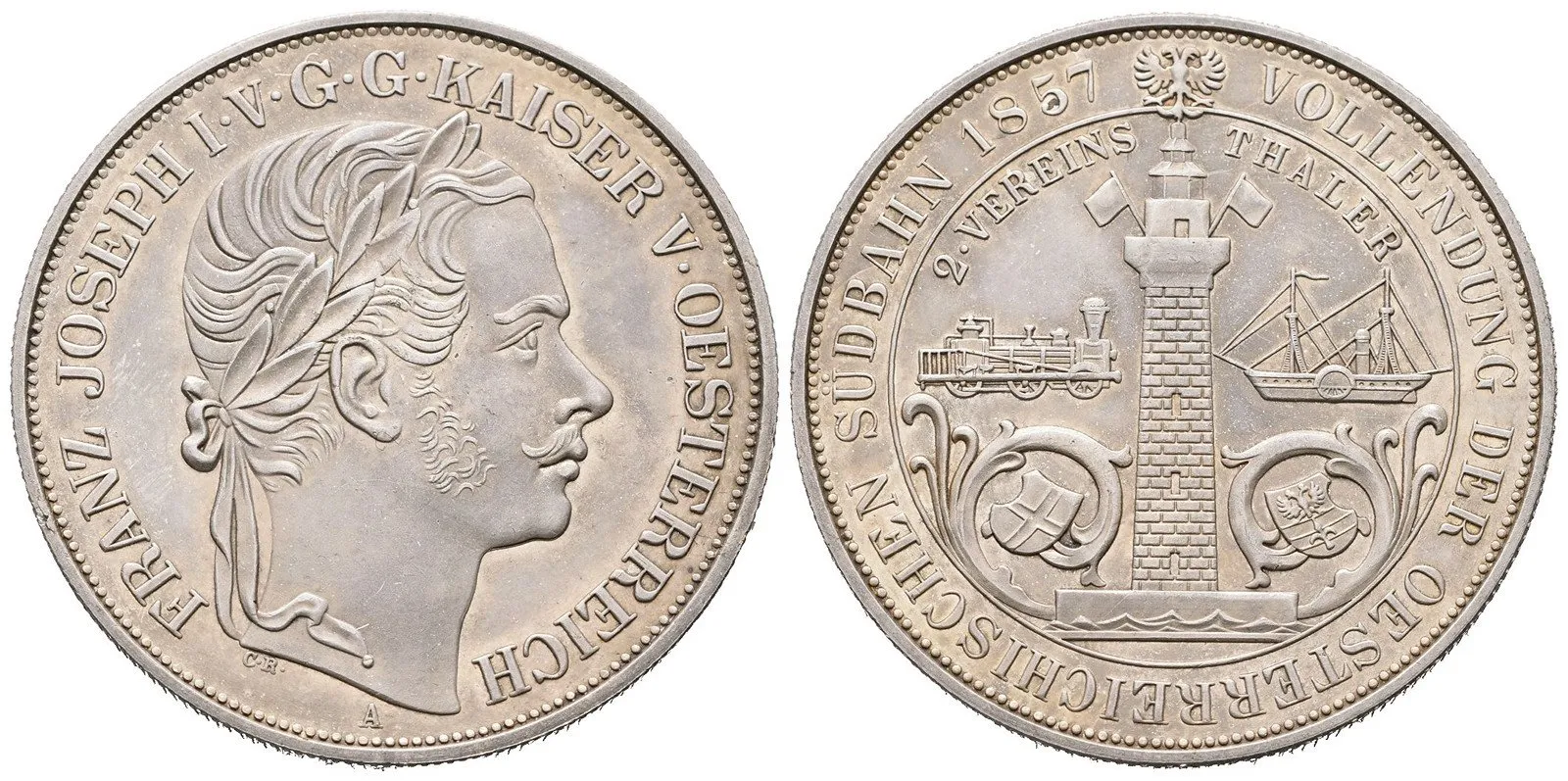 Rakouská a spolková měna, 1857 - 1892 — 1