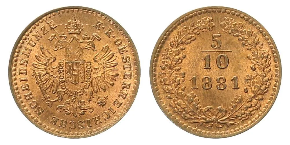 Rakouská a spolková měna, 1857 - 1892 — 1
