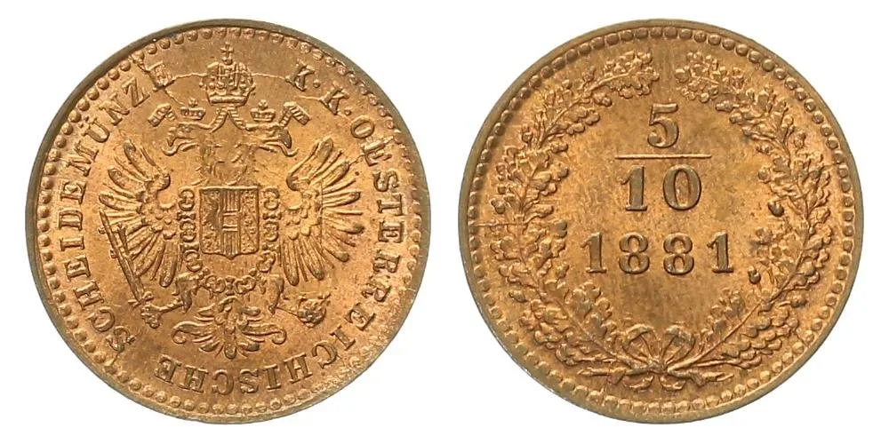 Rakouská a spolková měna, 1857 - 1892 — 1