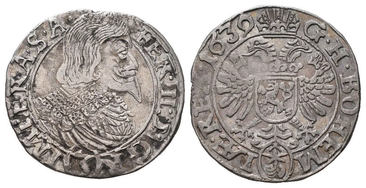 3 Krejcar 1639, Praha - Wolker