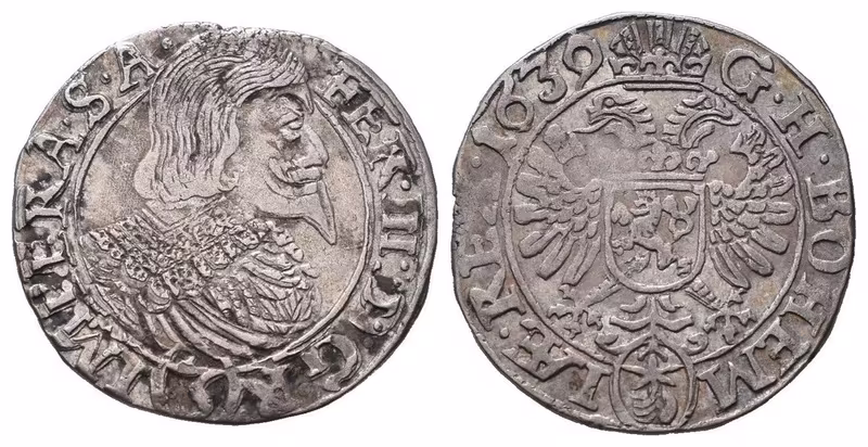 3 Krejcar 1639, Praha - Wolker