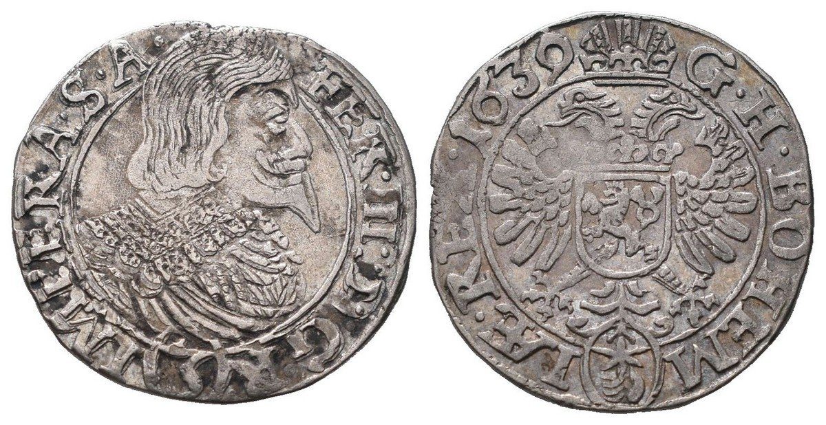 3 Krejcar 1639, Praha - Wolker