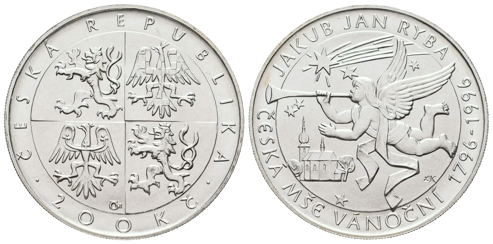 200 Kč 1996 - Jakub Jan Ryba