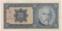 20 Koruna 1926, série Vg, Hej.21c2
