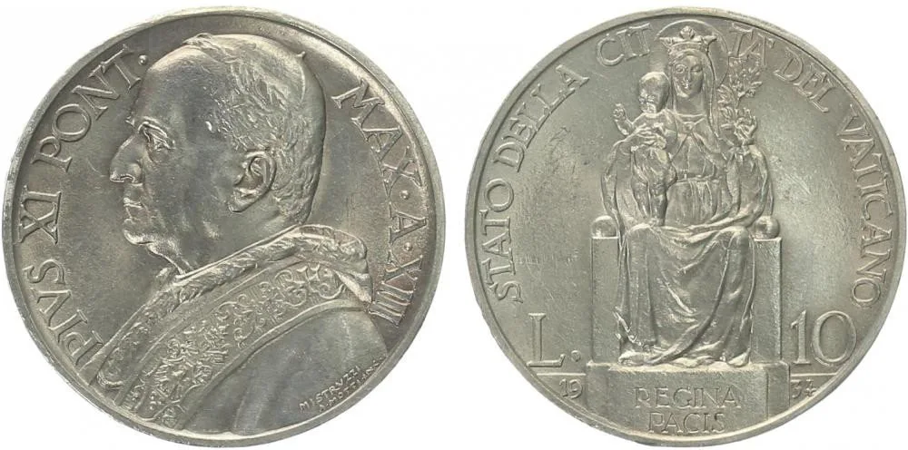 Vatikán, Pius XI., 1922 - 1939 — 1
