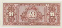 Okupační poukázky Allierte, 1000 Mark 1944, tisk SSSR, 8-místný číslovač, Hej.AM8c - fotografie 2