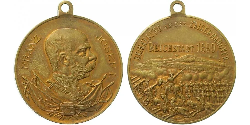 František Josef I., medaile vojenských manévrů — 1