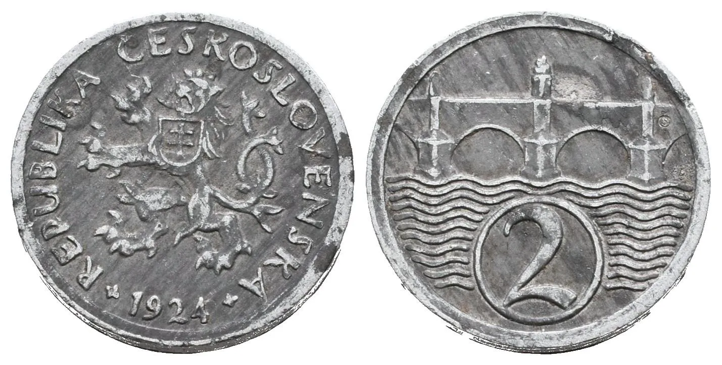 2 Haléř 1924