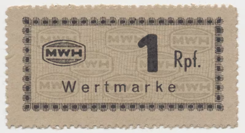 Holleischen (Holýšov) - MWH, 1 Reichspfennig b.d., Grab.Ho1