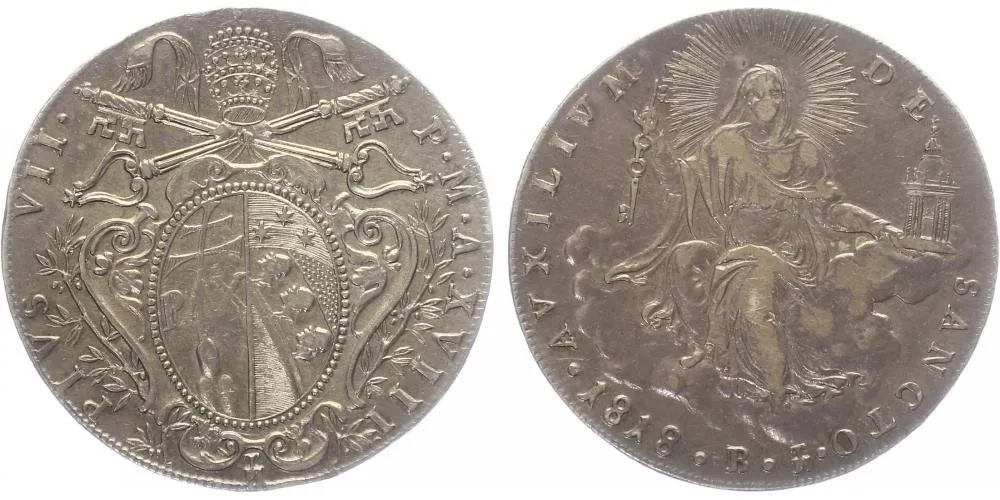 Vatikán, Pius VII., 1800 - 1823 — 1