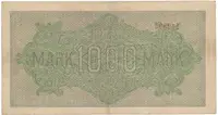 Německo, 1000 Mark 1922, vod. Achterstreifen, Ro.75o - fotografie 2
