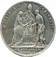 Konvenční měna, 1848 - 1857 — 2