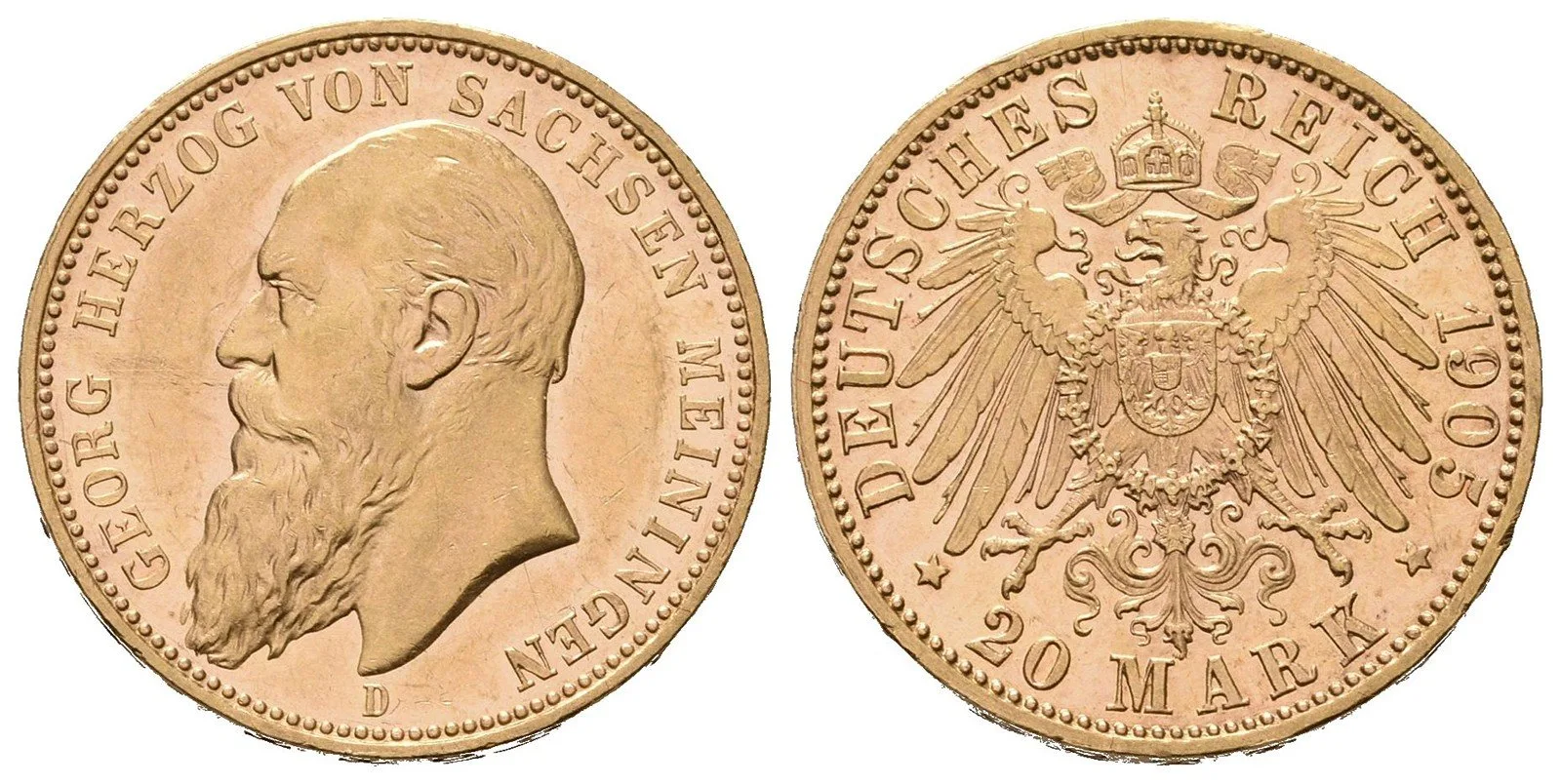 Sasko - Meiningen, Georg II., 1866 - 1914 — 1