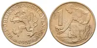 1 Koruna 1957