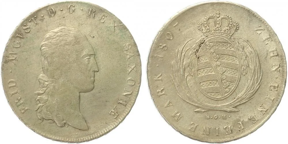 Sasko, Friedrich August III./I., 1763 - 1827 — 1