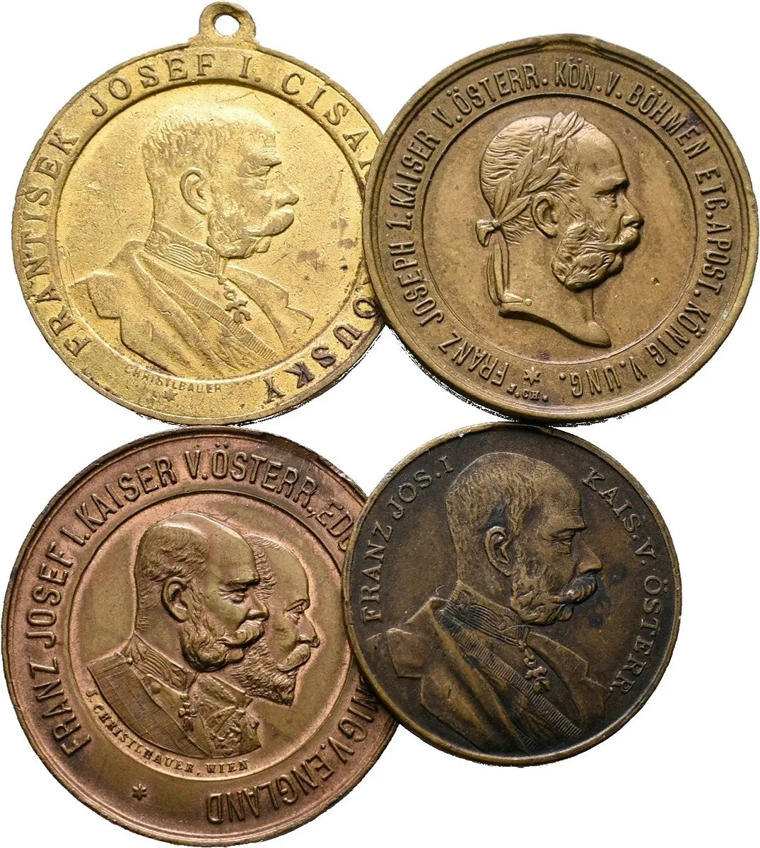 František Josef I., medaile na návštěvu a přítomnost císaře — 1