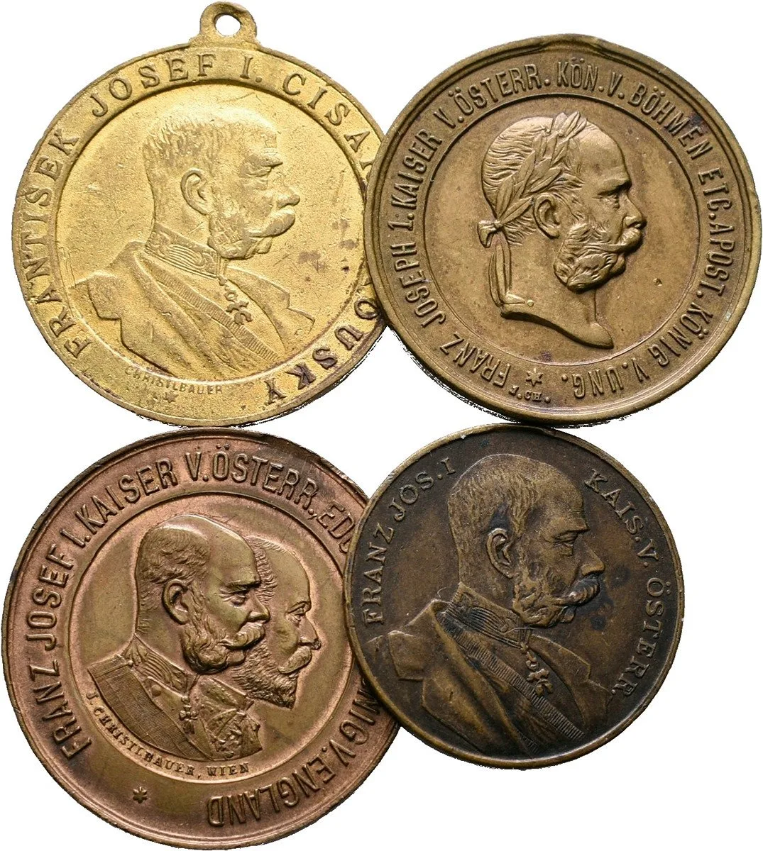 František Josef I., medaile na návštěvu a přítomnost císaře — 1