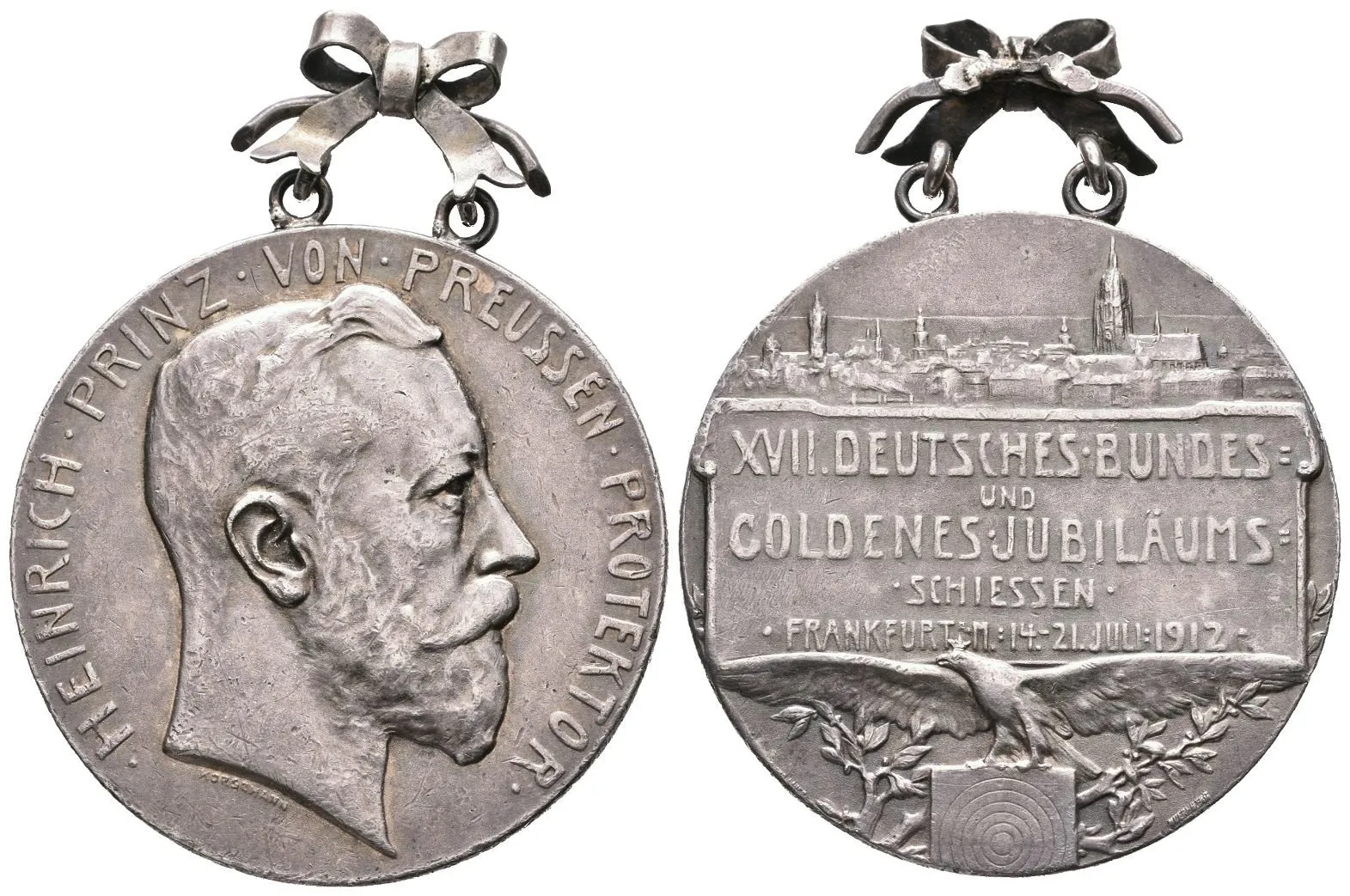 AR Medaile 1912 - XVII. Německé spolkové jubilejní střelby pod protektorátem prince — 1
