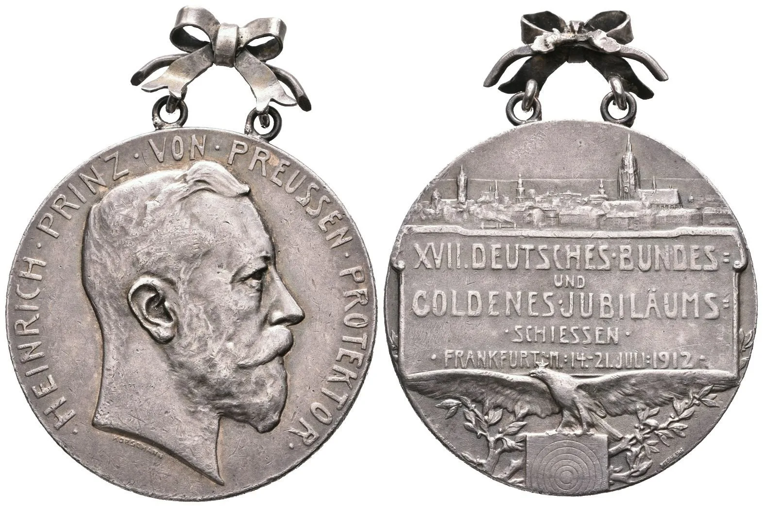 AR Medaile 1912 - XVII. Německé spolkové jubilejní střelby pod protektorátem prince — 1