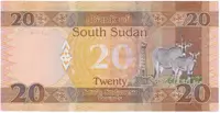 Súdán Jižní, 20 Sudanese Pounds 2016, P.13b - fotografie 2