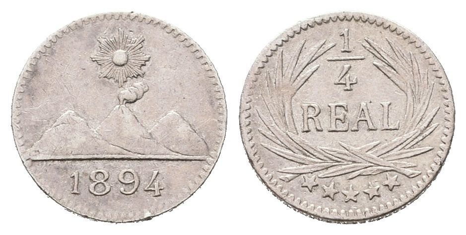 Guatemala, 1/4 Real 1894