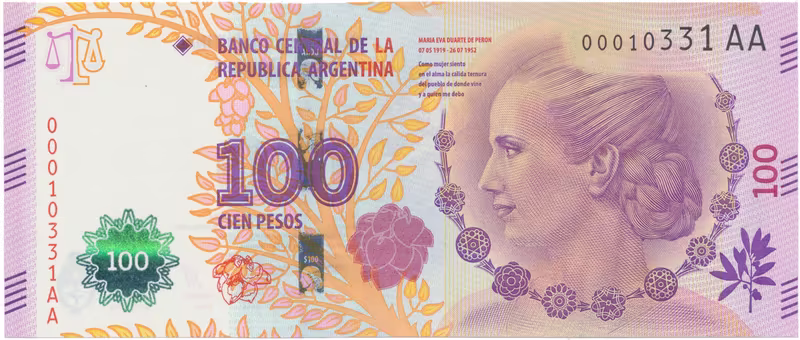 Argentina, 100 Pesos (2015), P.358b