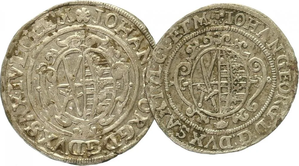 Sasko, Johann Georg I. a August, 1611 - 1615 — 1