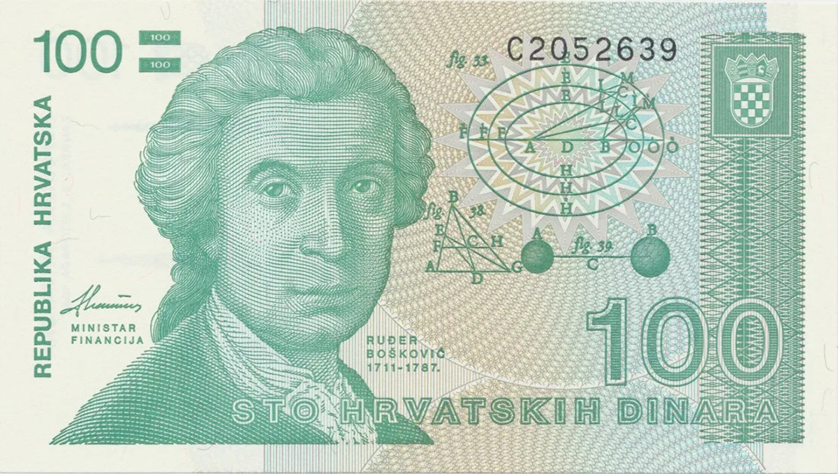 Chorvatsko, 100 Dinar 1991, P.20a