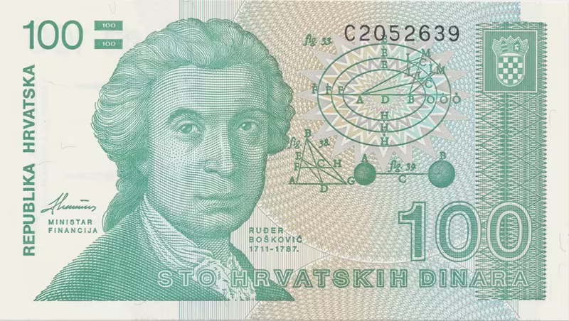 Chorvatsko, 100 Dinar 1991, P.20a