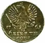 Ražby pro Prusko, Alžběta, 1741 - 1762 — 2
