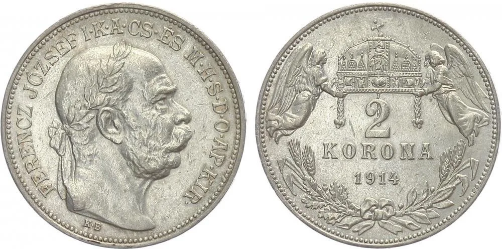 Korunová měna, 1892 - 1918 — 1