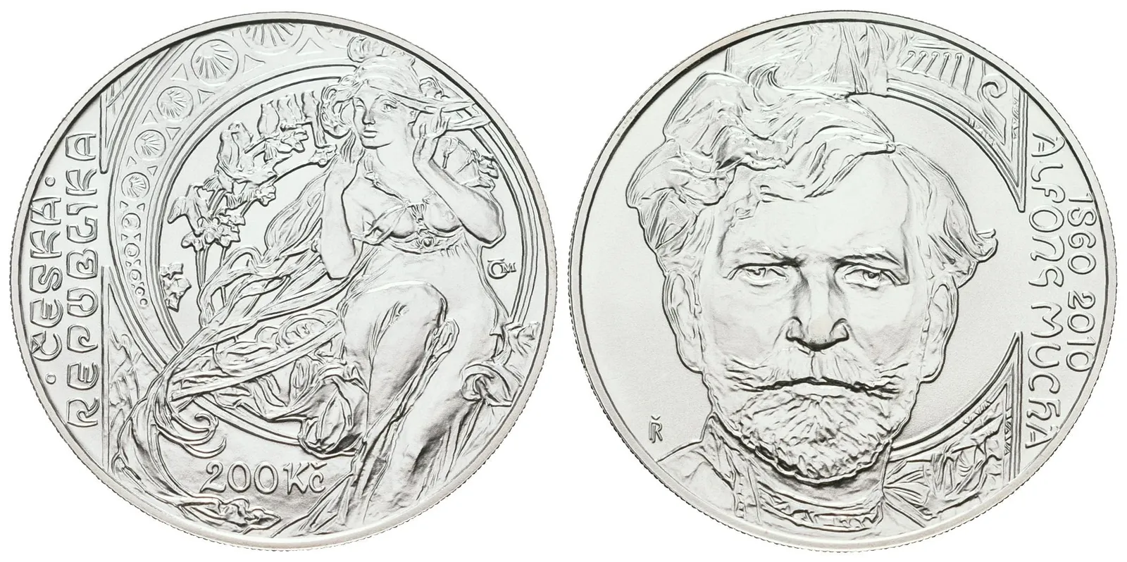 200 Kč 2010 - Alfons Mucha