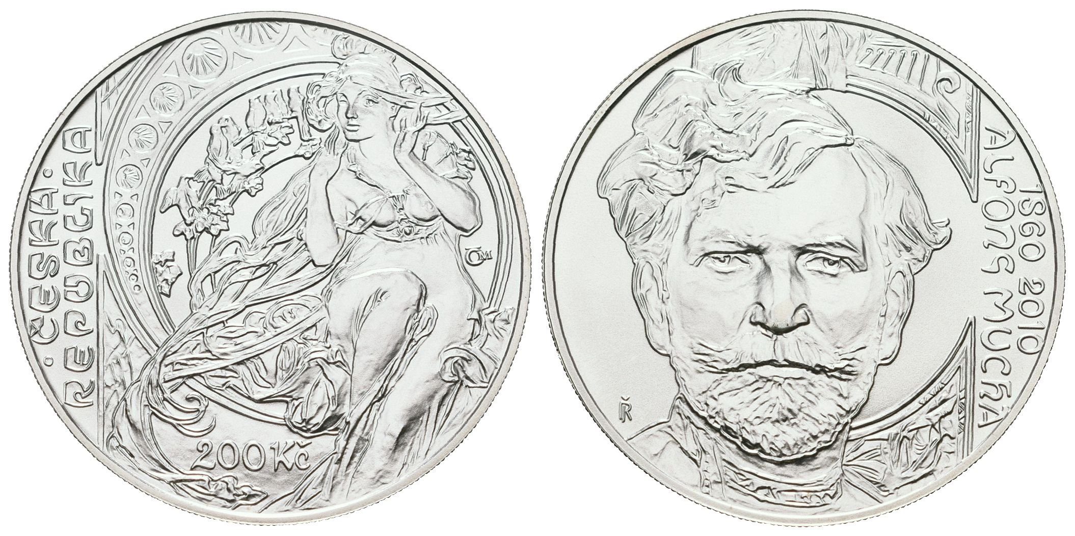 200 Kč 2010 - Alfons Mucha