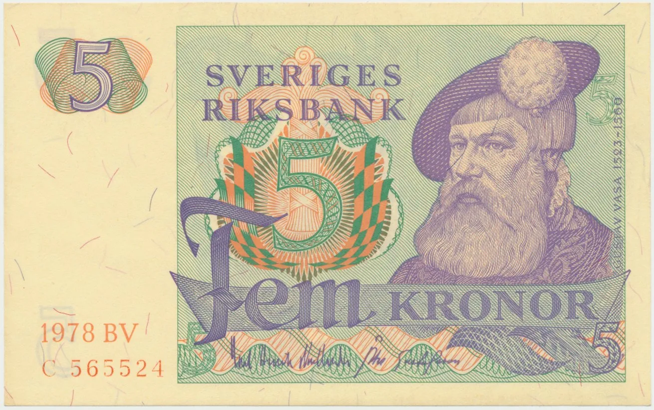 Švédsko, 5 Kronor 1978, P.51d