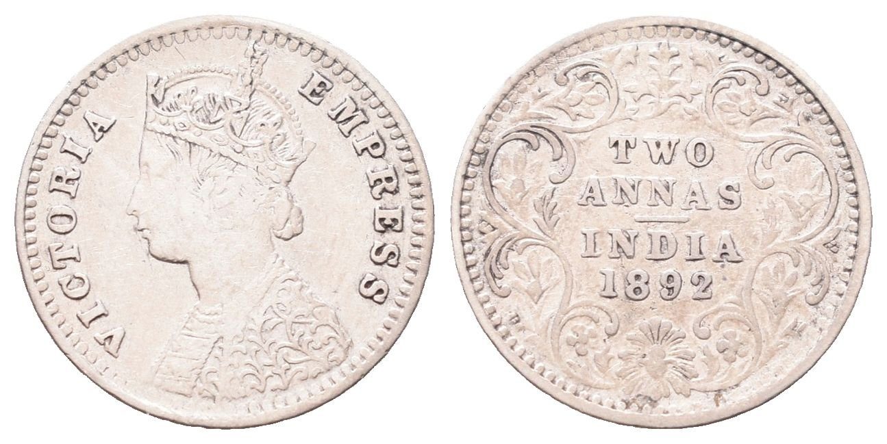 Indie, 2 Anna 1892