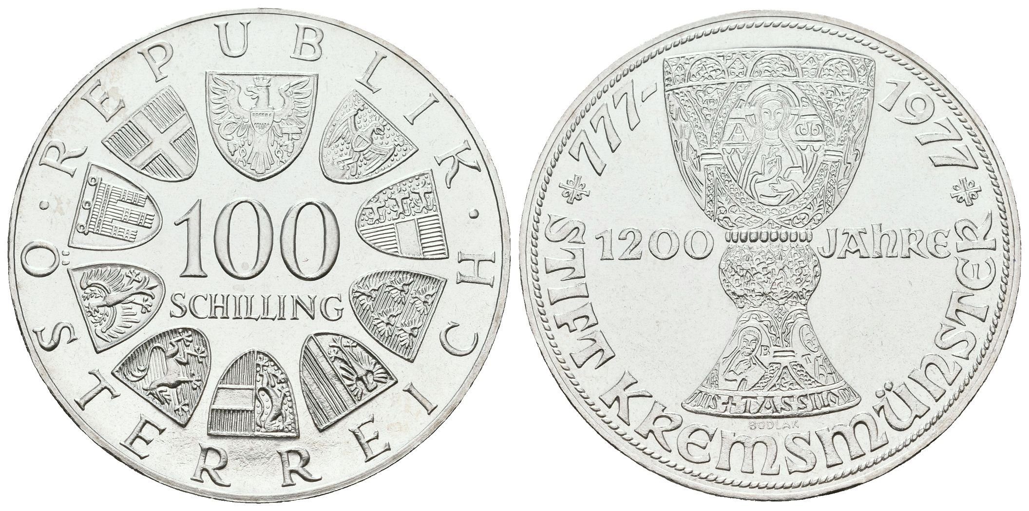 Rakousko, 100 Schilling 1977 - Krems