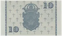 Švédsko, 10 Kronor 1951, červený číslovač, P.40l - fotografie 2