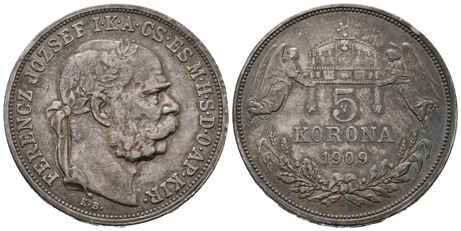5 Koruna 1909 KB