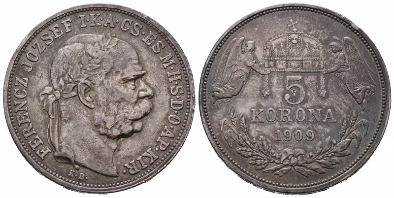 5 Koruna 1909 KB