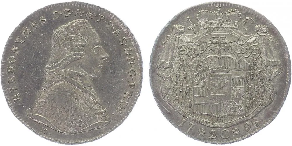 Salzburg - arcibiskupství, Hyeronymus Colloredo, 1772 - 1803 — 1