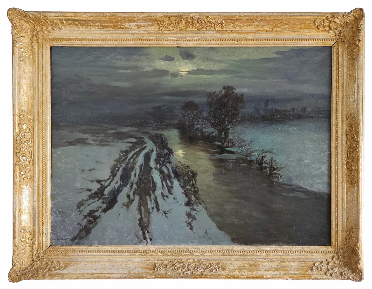 Josef Ullmann: Josef Ullmann (1870 - 1922) - Noc (Velký formát)