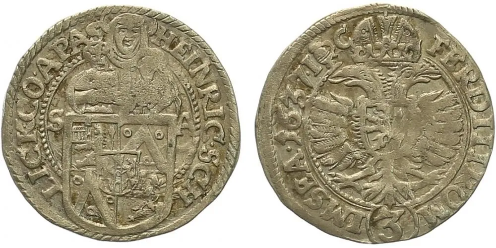 Šlik Jindřich, 1612 - 1650 — 1