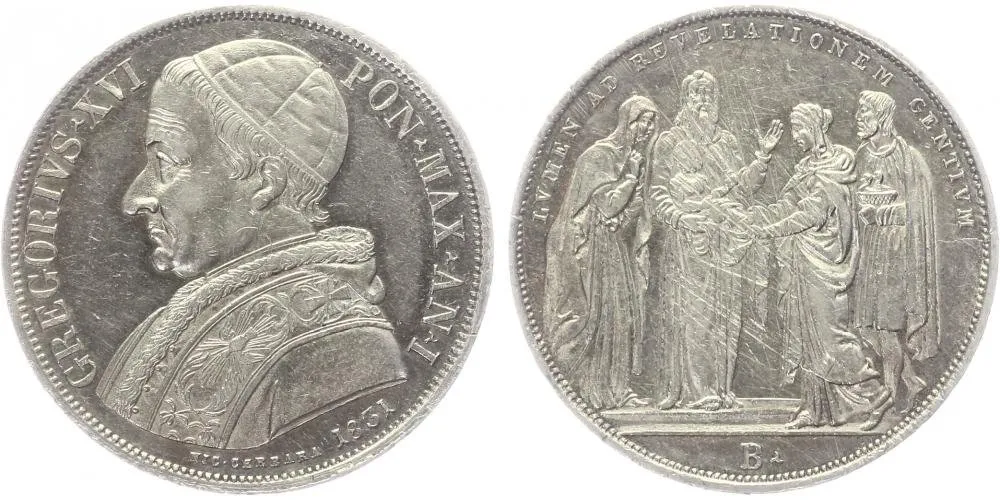 Vatikán, Gregorius XVI., 1831 - 1846 — 1