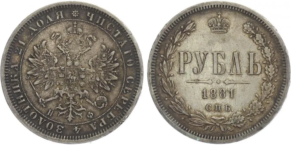 Rusko, Alexander III., 1881 - 1894 — 1