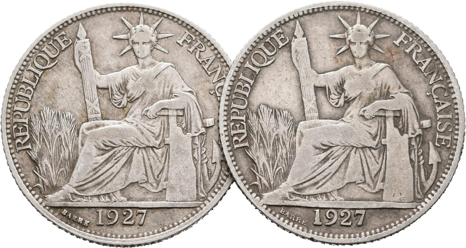 Francouzská Indočína, 20 Cent 1927