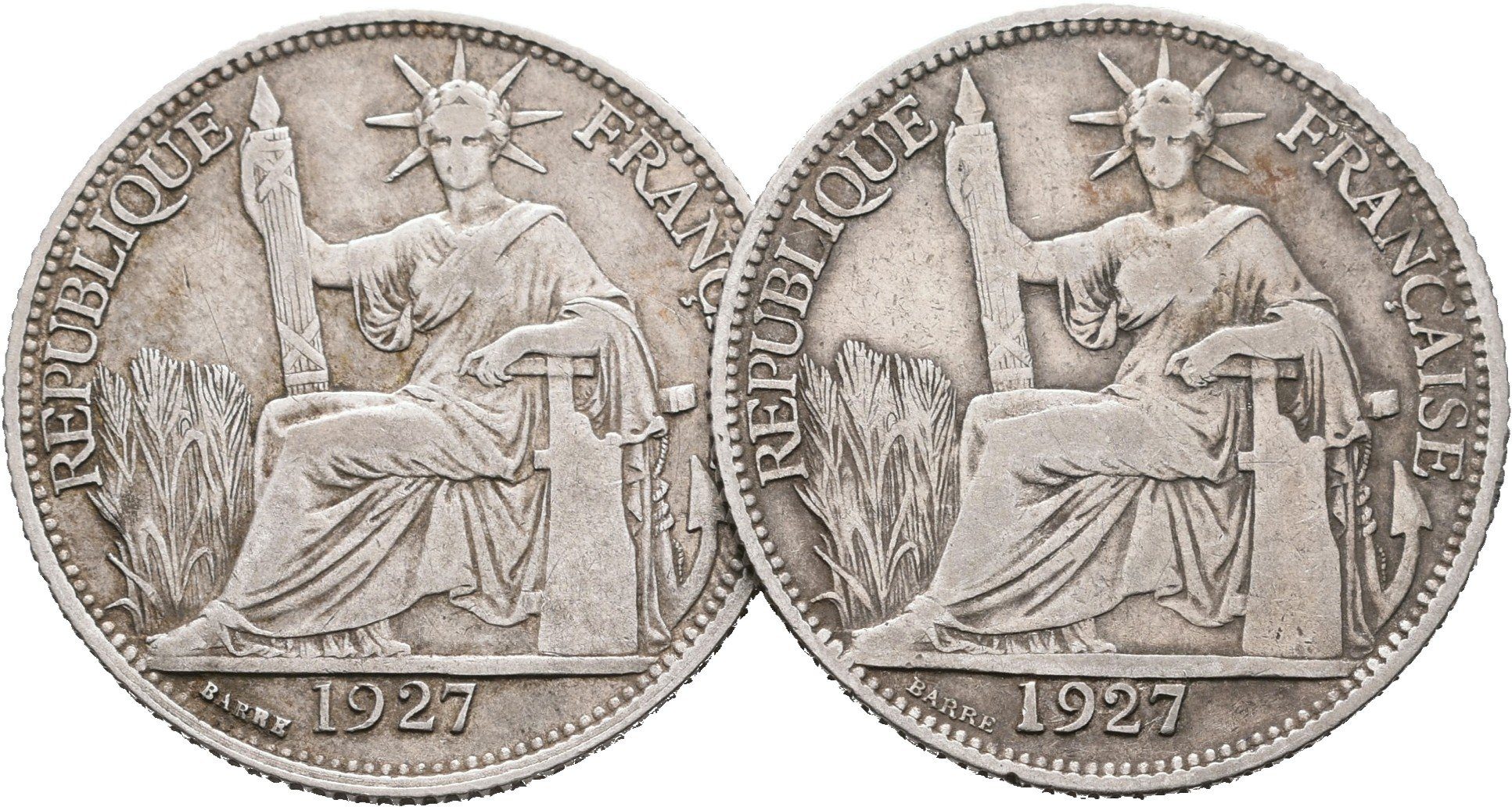 Francouzská Indočína, 20 Cent 1927