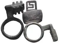 AE Klíče, Římské císařství, období 1.- 3. století, klíče na zámky v podobě prstenu, různé provedení, — 1