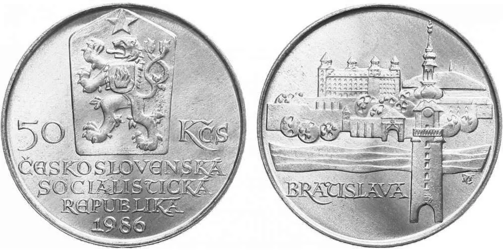 50 Kčs 1986 - Bratislava
