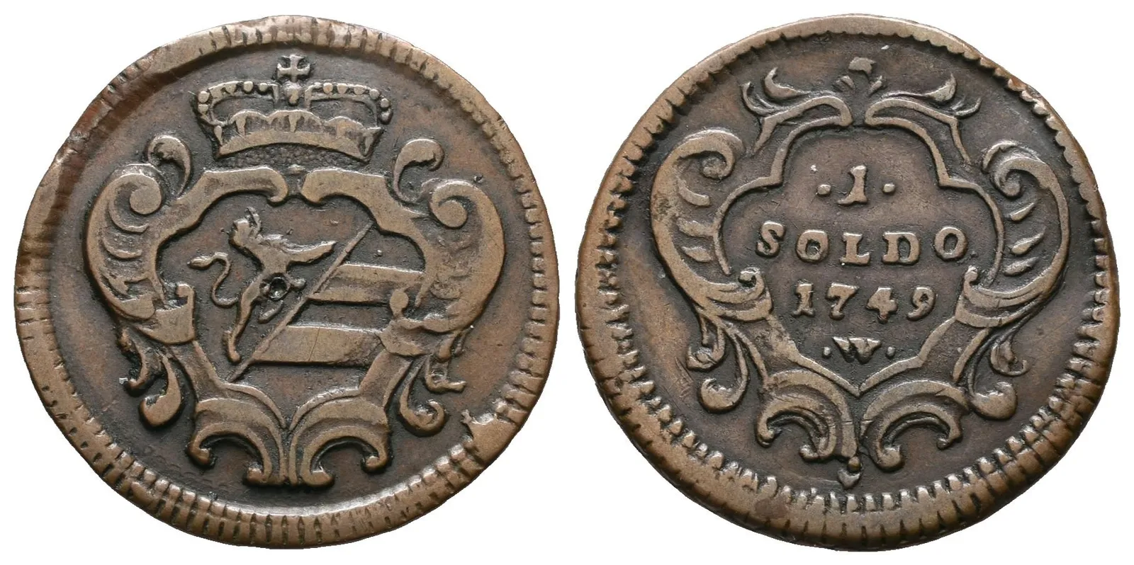 Marie Terezie, Soldo 1749 W, Vídeň