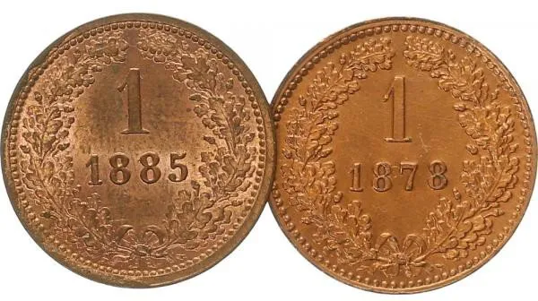 Rakouská a spolková měna, 1857 - 1892 — 1